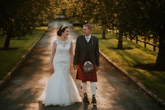 The look of love, Katie and Tim, Cloghan Castle